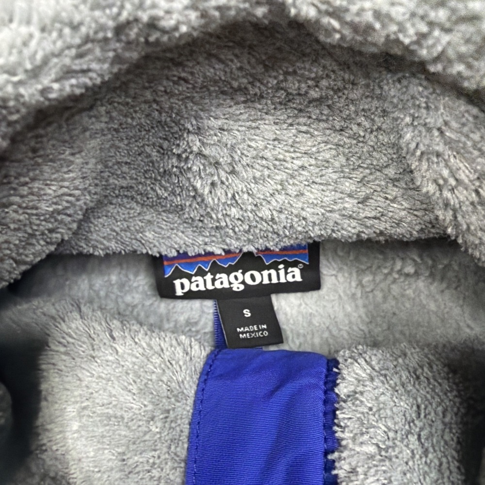 Patagonia Synchilla Snap-T Fleece Pullover Gray Blue Outdoor Jacket Woman's S - Picture 4 of 8